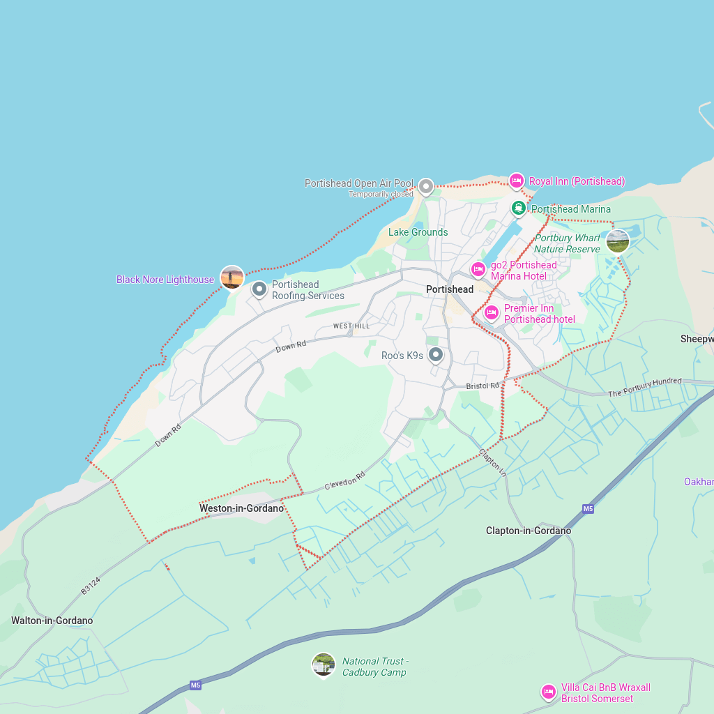 Map of Portishead